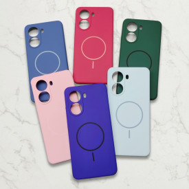 قاب سیلیکونی اورجینال طرح مگ سیف Xiaomi Poco X7 Pro