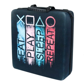 کیف کنسول بازی PS4 طرح Eat Play Sleep Repeat