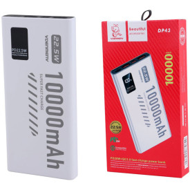 پاوربانک Vdenmenv ظرفیت 10000 فست شارژ 20W مدل DP43
