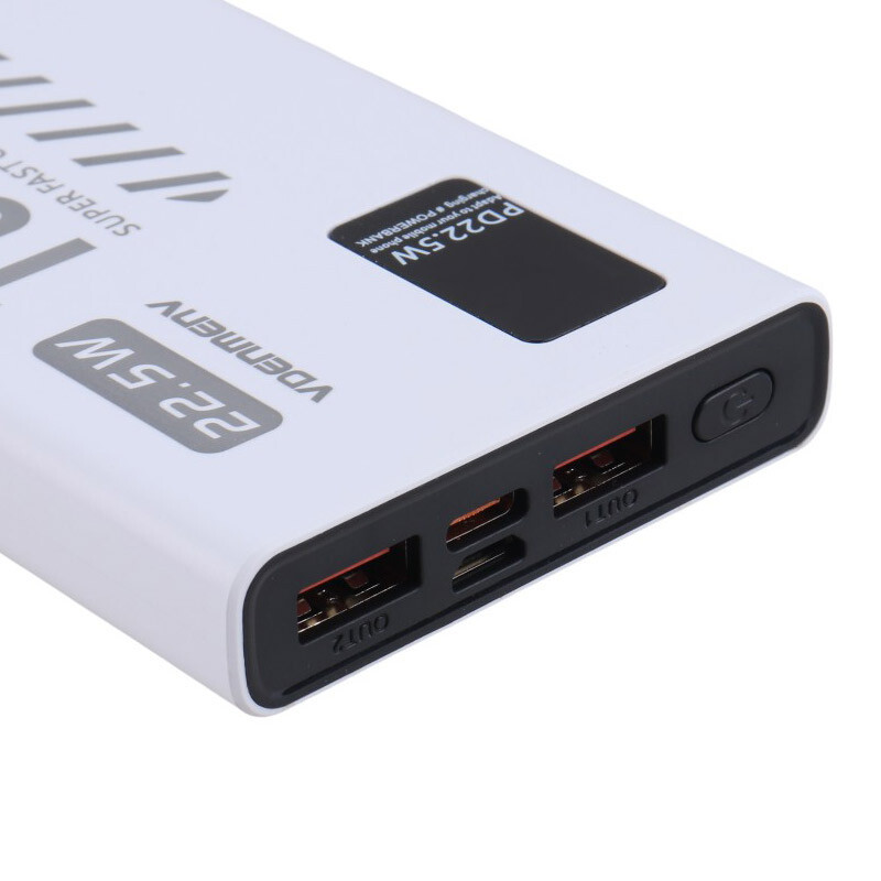 پاوربانک Vdenmenv ظرفیت 10000 فست شارژ 20W مدل DP43