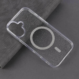 قاب شفاف اکلیلی طرح مگ سیف iPhone 16