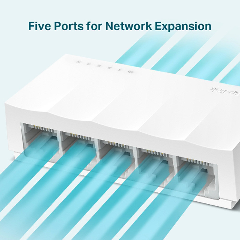 سوییچ 5 پورت شبکه TP-LINK مدل TL-LS1005D