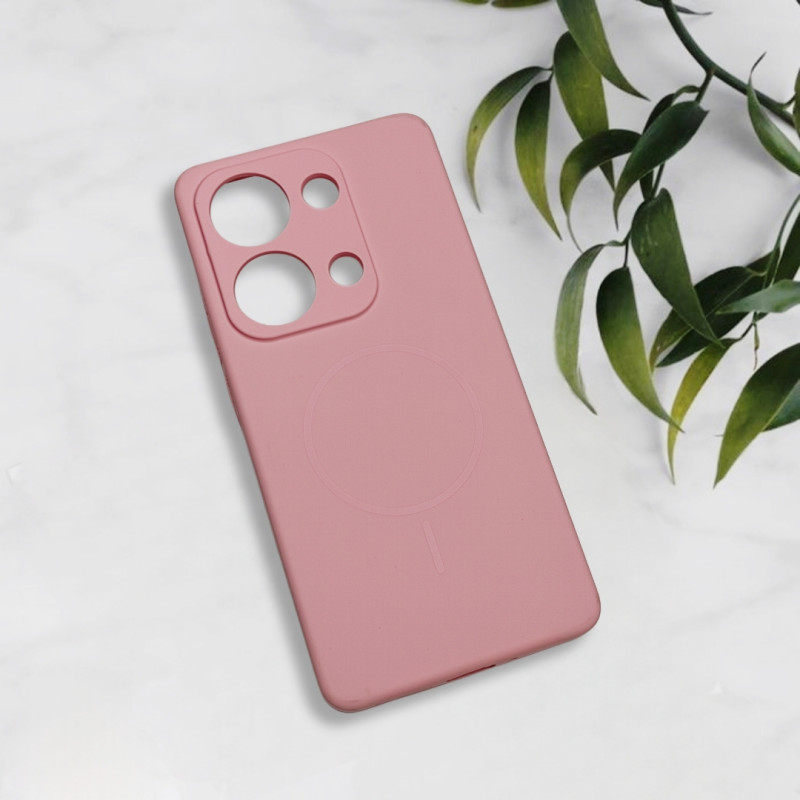 قاب سیلیکونی اورجینال طرح مگ سیف Xiaomi Redmi Note 13 Pro 4G