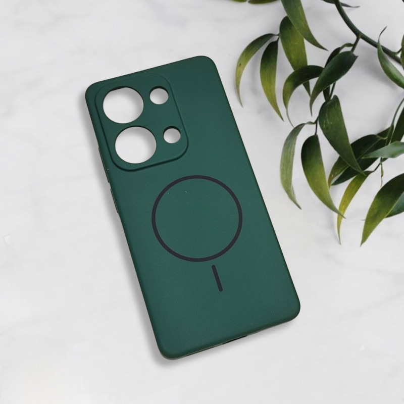قاب سیلیکونی اورجینال طرح مگ سیف Xiaomi Redmi Note 13 Pro 4G