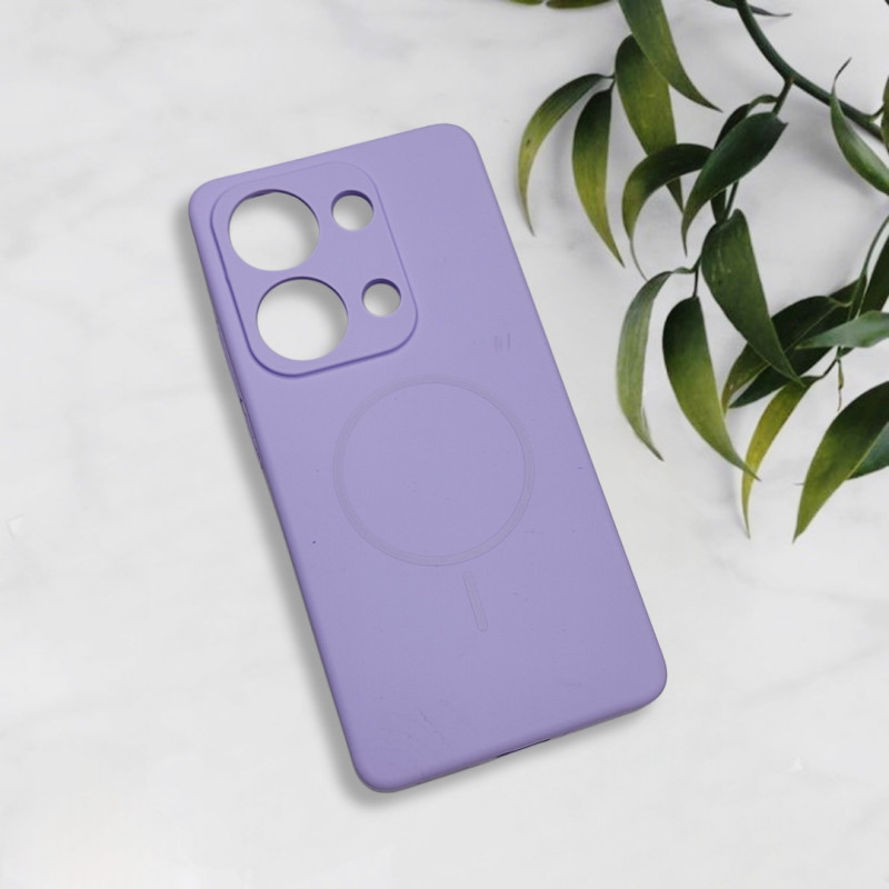 قاب سیلیکونی اورجینال طرح مگ سیف Xiaomi Redmi Note 13 Pro 4G