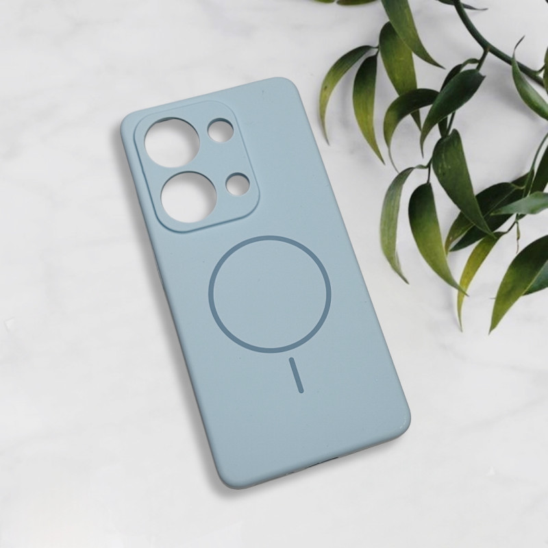 قاب سیلیکونی اورجینال طرح مگ سیف Xiaomi Redmi Note 13 Pro 4G