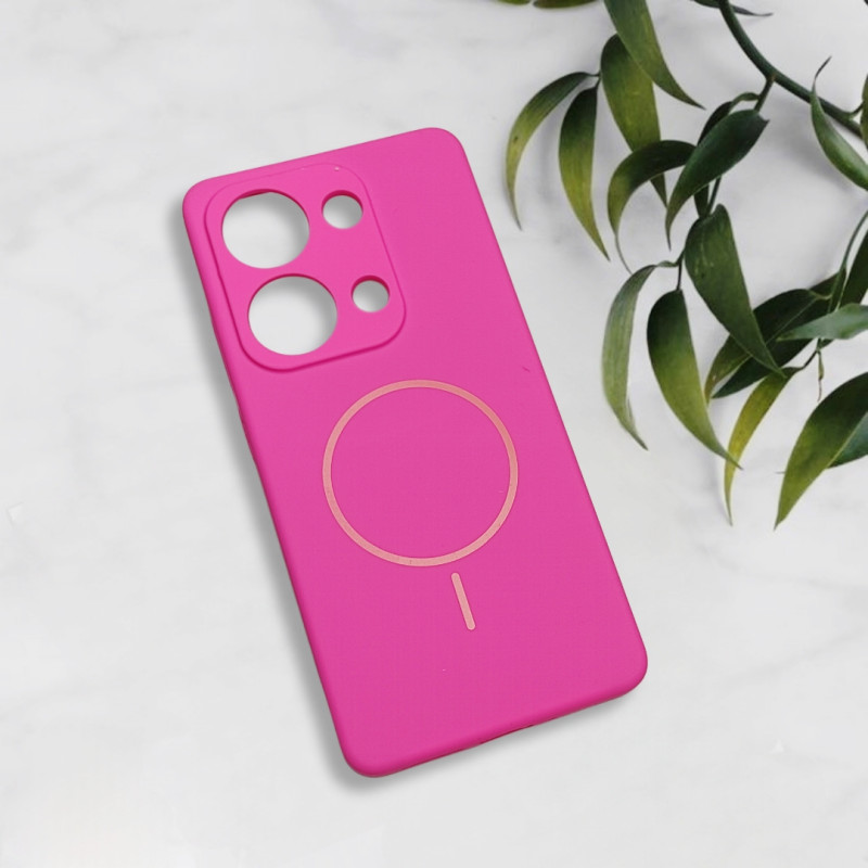 قاب سیلیکونی اورجینال طرح مگ سیف Xiaomi Redmi Note 13 Pro 4G