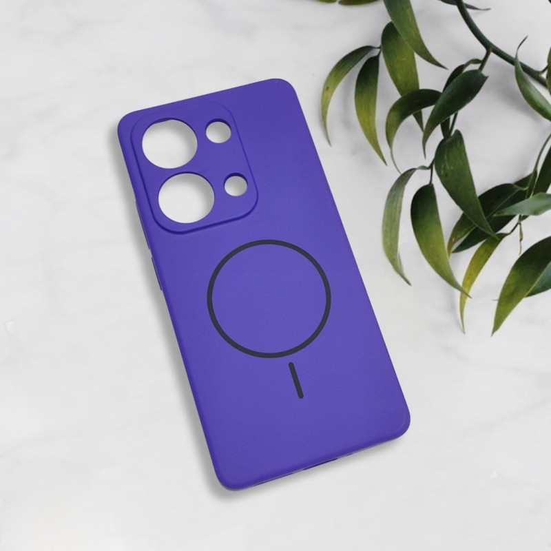 قاب سیلیکونی اورجینال طرح مگ سیف Xiaomi Redmi Note 13 Pro 4G