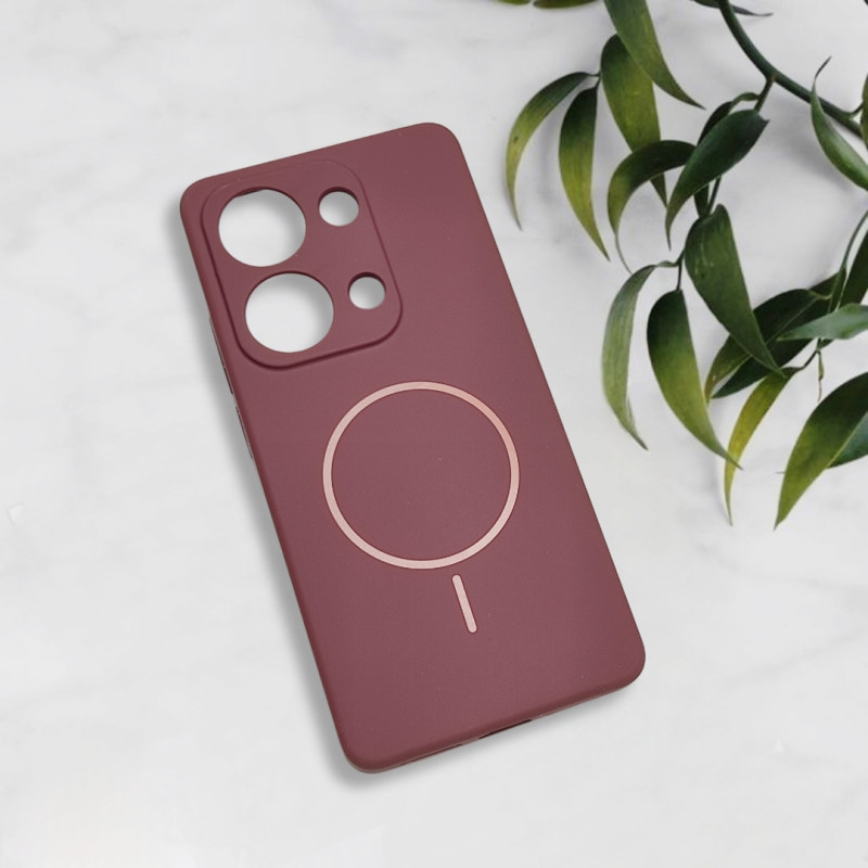 قاب سیلیکونی اورجینال طرح مگ سیف Xiaomi Redmi Note 13 Pro 4G