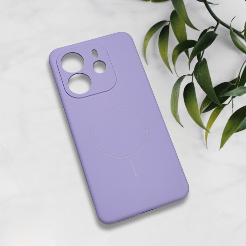 قاب سیلیکونی اورجینال طرح مگ سیف Xiaomi Redmi Note 14