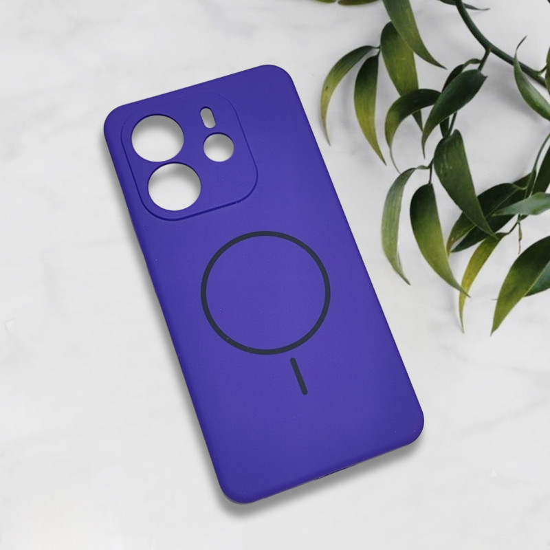 قاب سیلیکونی اورجینال طرح مگ سیف Xiaomi Redmi Note 14