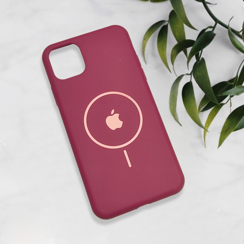 قاب سیلیکونی اورجینال طرح مگ سیف iPhone 11 Pro Max