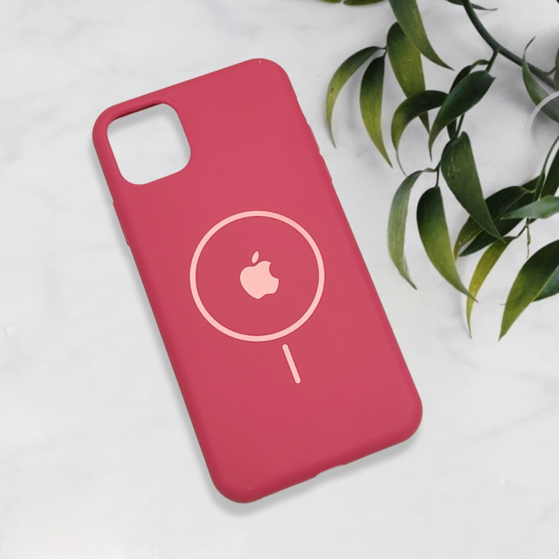 قاب سیلیکونی اورجینال طرح مگ سیف iPhone 11 Pro Max