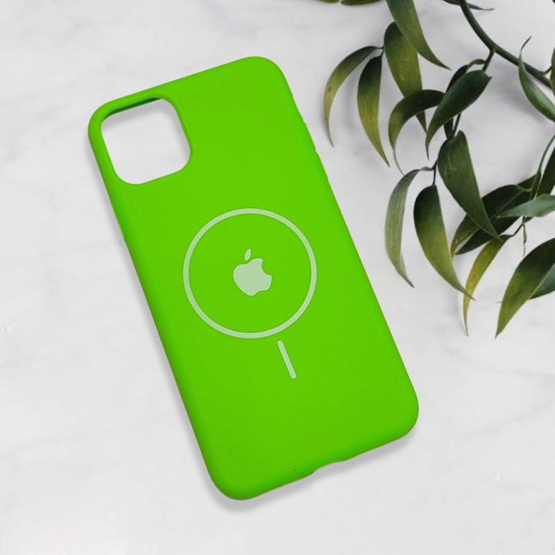 قاب سیلیکونی اورجینال طرح مگ سیف iPhone 11 Pro Max