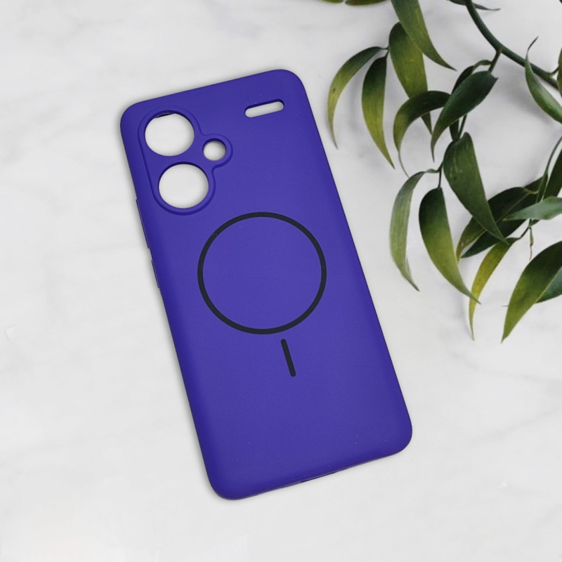 قاب سیلیکونی اورجینال طرح مگ سیف Xiaomi Redmi Note 13 Pro Plus
