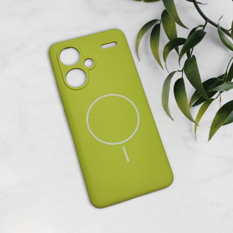 قاب سیلیکونی اورجینال طرح مگ سیف Xiaomi Redmi Note 13 Pro Plus