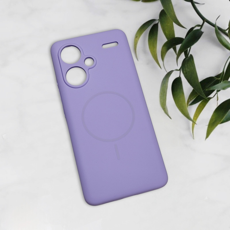 قاب سیلیکونی اورجینال طرح مگ سیف Xiaomi Redmi Note 13 Pro Plus