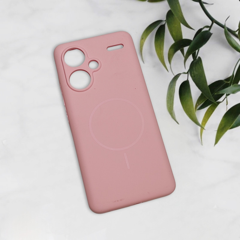 قاب سیلیکونی اورجینال طرح مگ سیف Xiaomi Redmi Note 13 Pro Plus