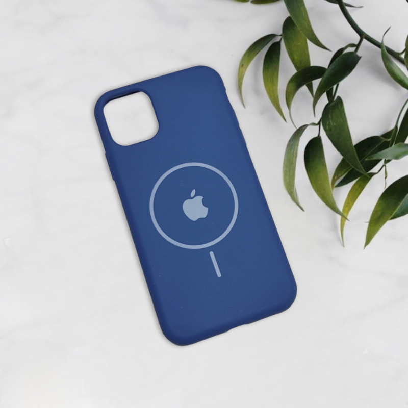 قاب سیلیکونی اورجینال طرح مگ سیف iPhone 11