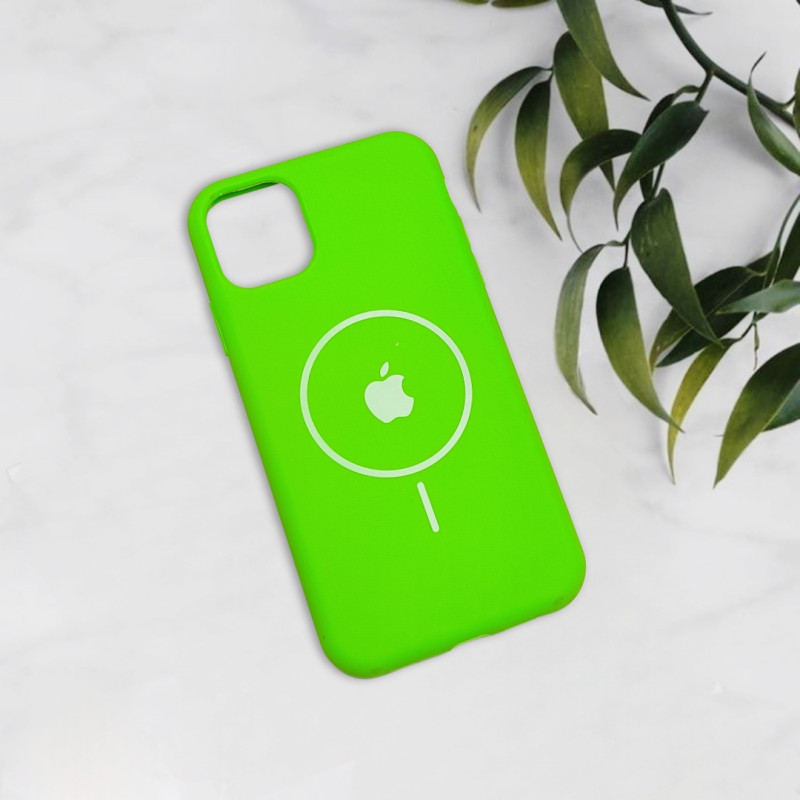 قاب سیلیکونی اورجینال طرح مگ سیف iPhone 11