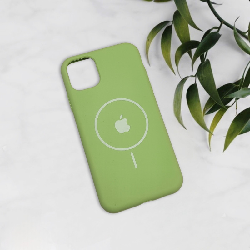 قاب سیلیکونی اورجینال طرح مگ سیف iPhone 11