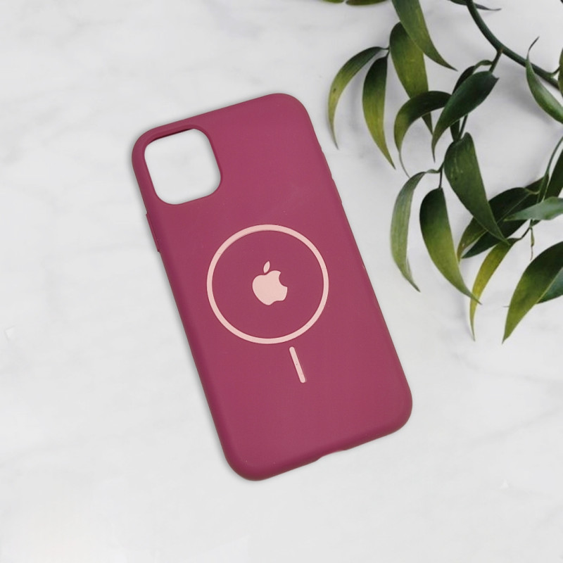 قاب سیلیکونی اورجینال طرح مگ سیف iPhone 11