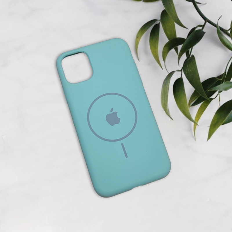 قاب سیلیکونی اورجینال طرح مگ سیف iPhone 11