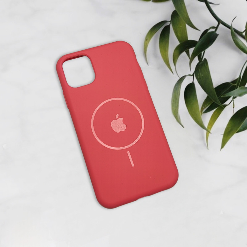 قاب سیلیکونی اورجینال طرح مگ سیف iPhone 11