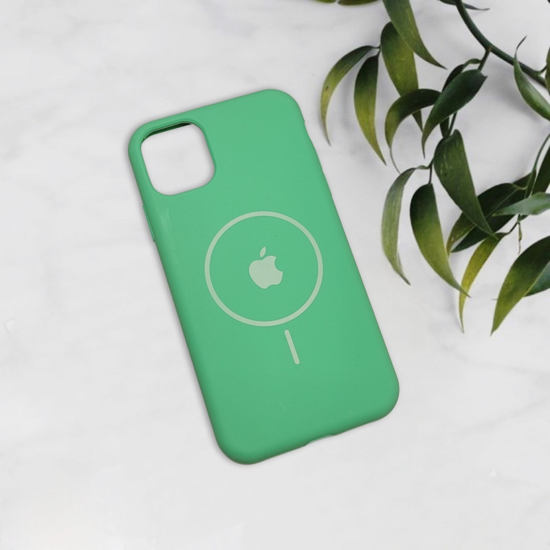 قاب سیلیکونی اورجینال طرح مگ سیف iPhone 11