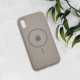 قاب سیلیکونی اورجینال طرح مگ سیف iPhone X / Xs