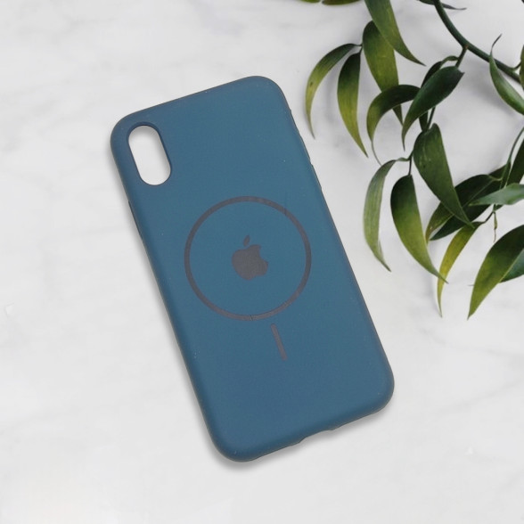 قاب سیلیکونی اورجینال طرح مگ سیف iPhone X / Xs