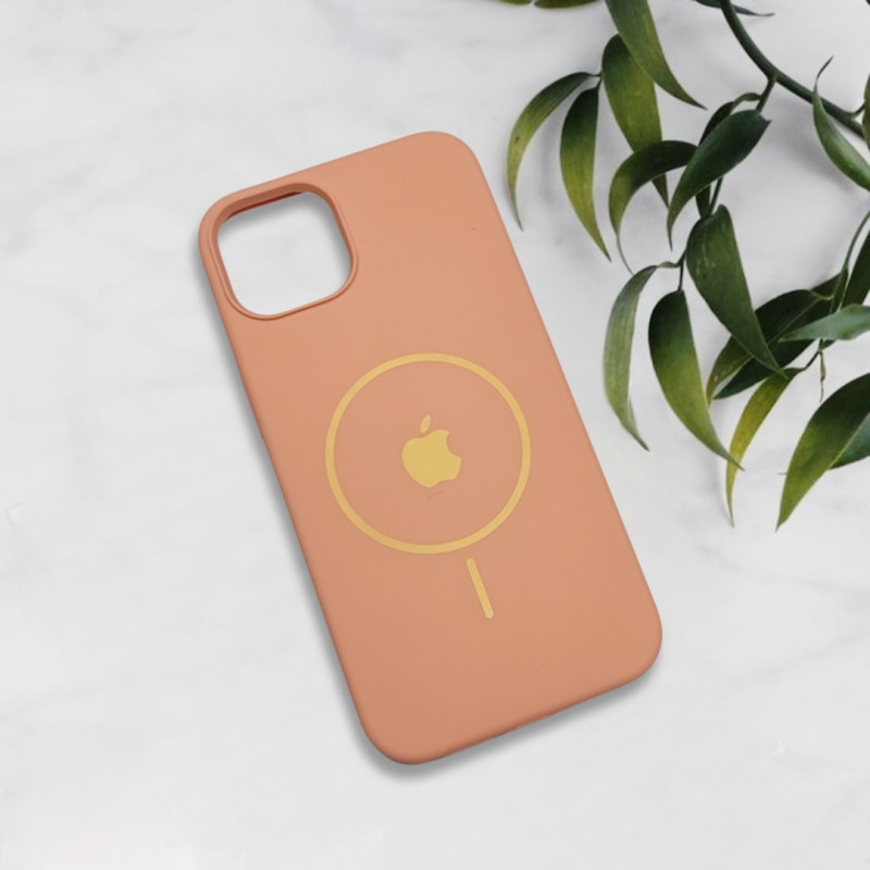 قاب سیلیکونی اورجینال طرح مگ سیف iPhone 13 / 14