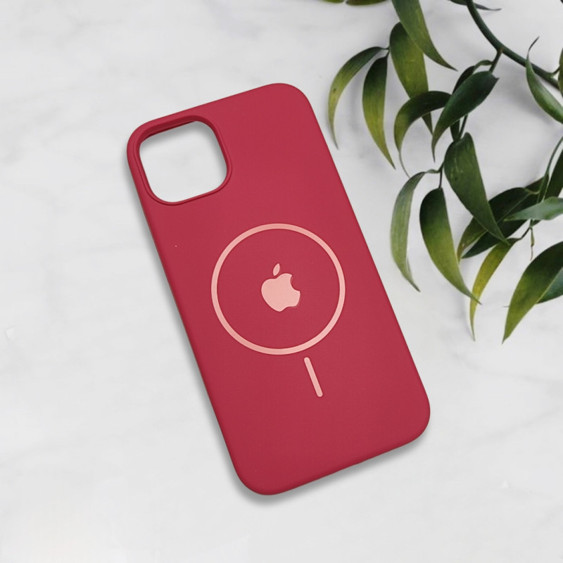 قاب سیلیکونی اورجینال طرح مگ سیف iPhone 13 / 14