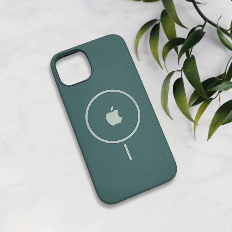 قاب سیلیکونی اورجینال طرح مگ سیف iPhone 13 / 14