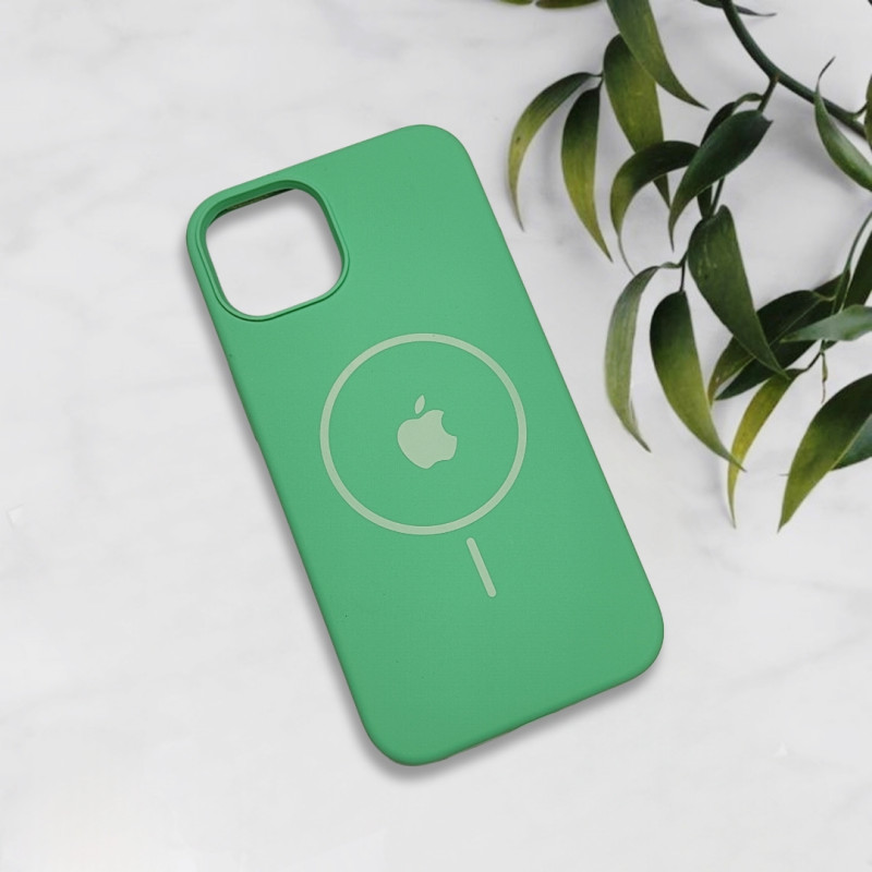 قاب سیلیکونی اورجینال طرح مگ سیف iPhone 13 / 14