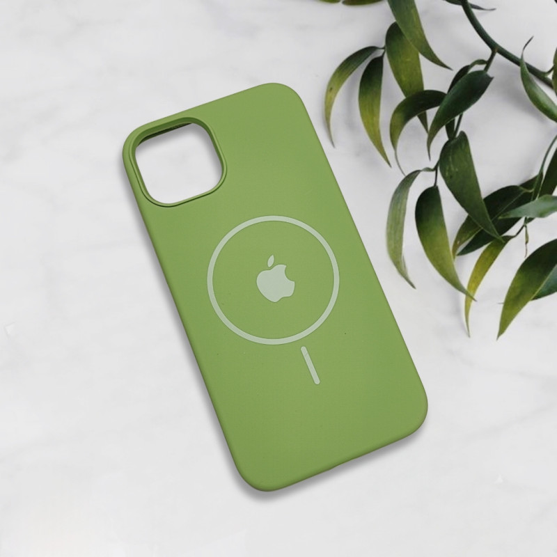 قاب سیلیکونی اورجینال طرح مگ سیف iPhone 13 / 14