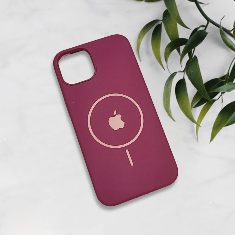 قاب سیلیکونی اورجینال طرح مگ سیف iPhone 13 / 14