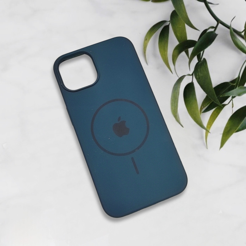 قاب سیلیکونی اورجینال طرح مگ سیف iPhone 13 / 14