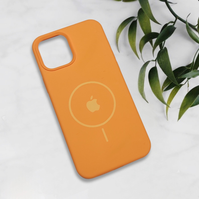 قاب سیلیکونی اورجینال طرح مگ سیف iPhone 12 Pro Max