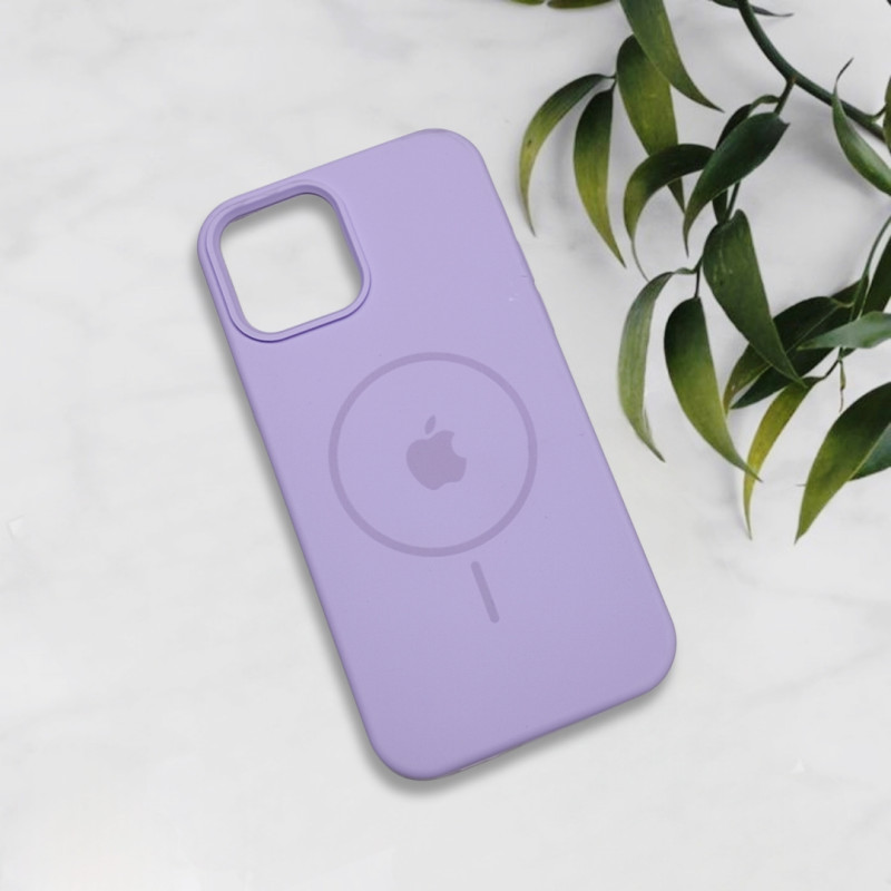 قاب سیلیکونی اورجینال طرح مگ سیف iPhone 12 / 12 Pro