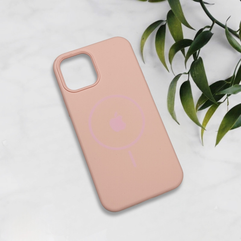 قاب سیلیکونی اورجینال طرح مگ سیف iPhone 12 / 12 Pro