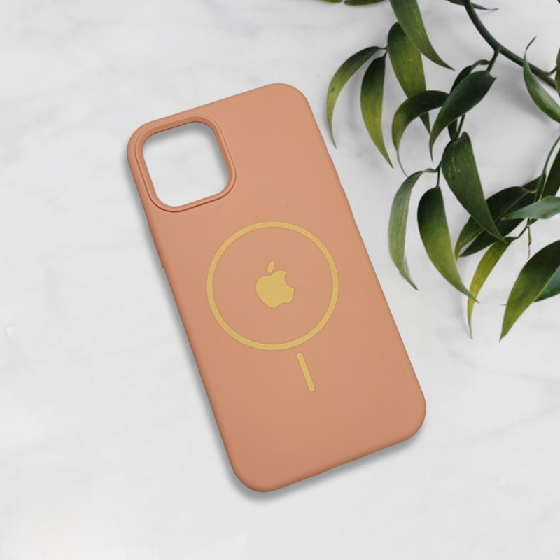 قاب سیلیکونی اورجینال طرح مگ سیف iPhone 12 / 12 Pro