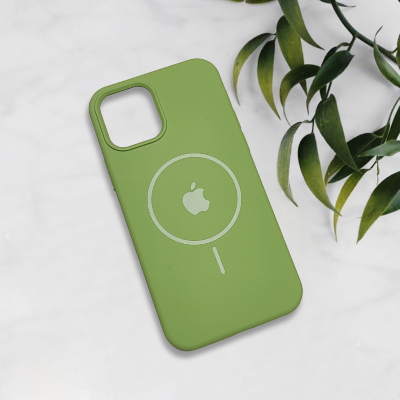 قاب سیلیکونی اورجینال طرح مگ سیف iPhone 12 / 12 Pro