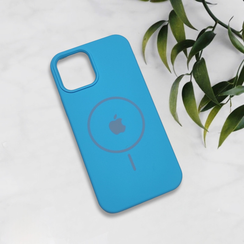 قاب سیلیکونی اورجینال طرح مگ سیف iPhone 12 / 12 Pro