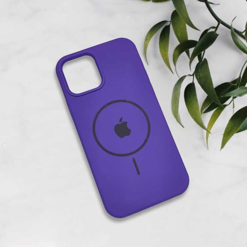 قاب سیلیکونی اورجینال طرح مگ سیف iPhone 12 / 12 Pro