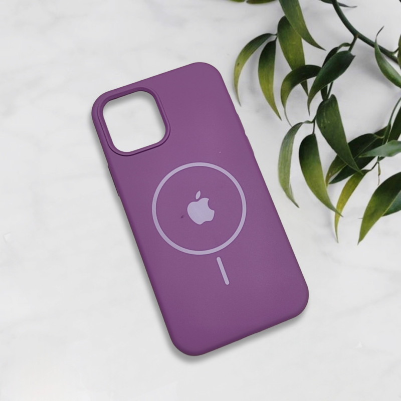 قاب سیلیکونی اورجینال طرح مگ سیف iPhone 12 / 12 Pro