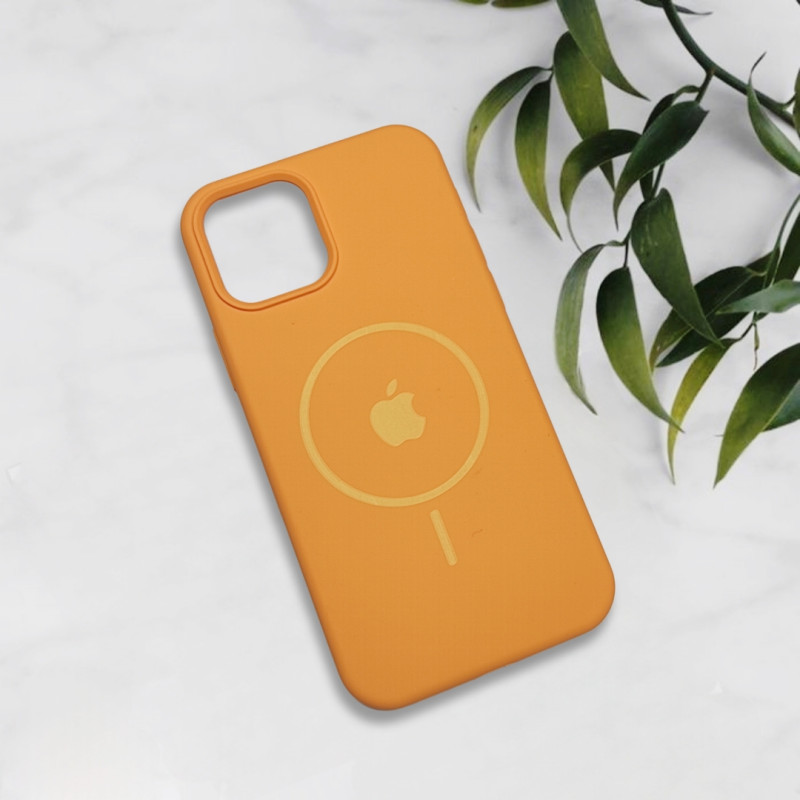 قاب سیلیکونی اورجینال طرح مگ سیف iPhone 12 / 12 Pro