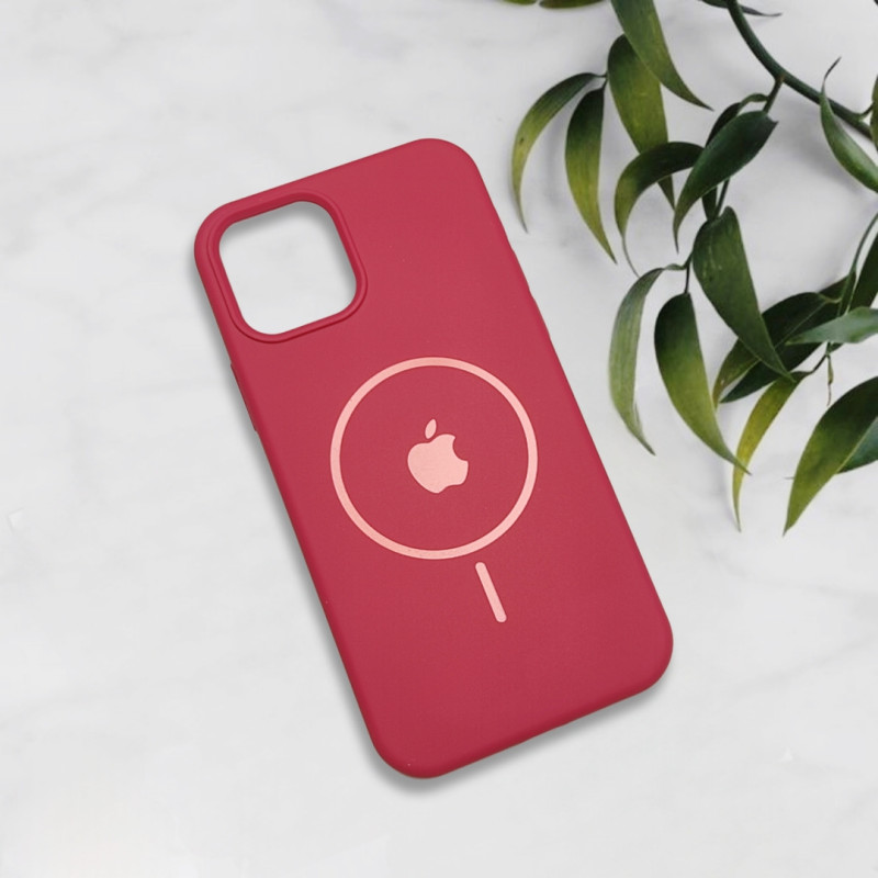 قاب سیلیکونی اورجینال طرح مگ سیف iPhone 12 / 12 Pro