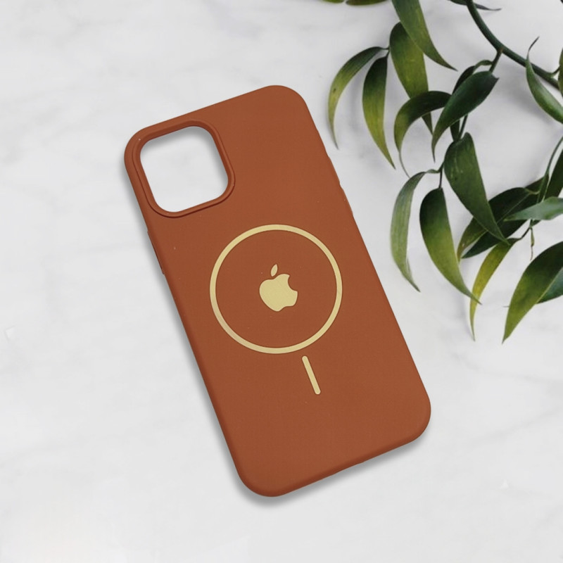 قاب سیلیکونی اورجینال طرح مگ سیف iPhone 12 / 12 Pro