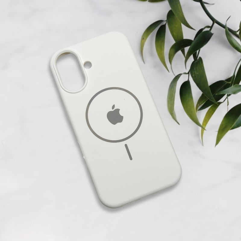 قاب سیلیکونی اورجینال طرح مگ سیف iPhone 16